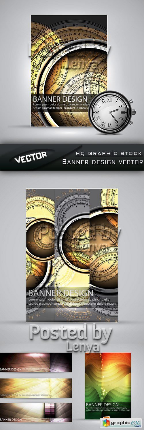 Stock Vector - Banner design vector