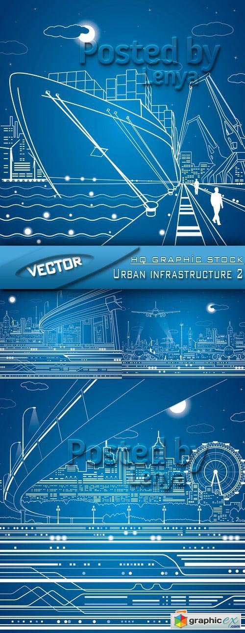 Stock Vector - Urban infrastructure 2