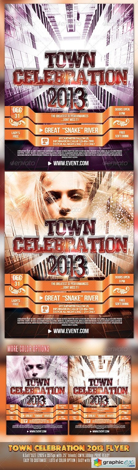 Town Celebration 2013 Flyer