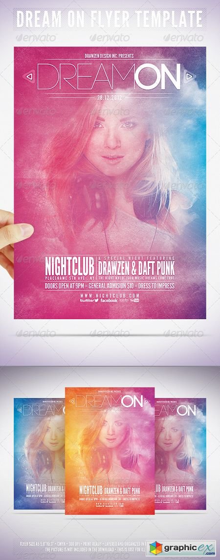 Dream On Flyer Template