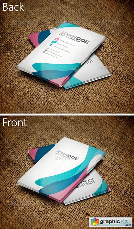 Colorful Business Card 3