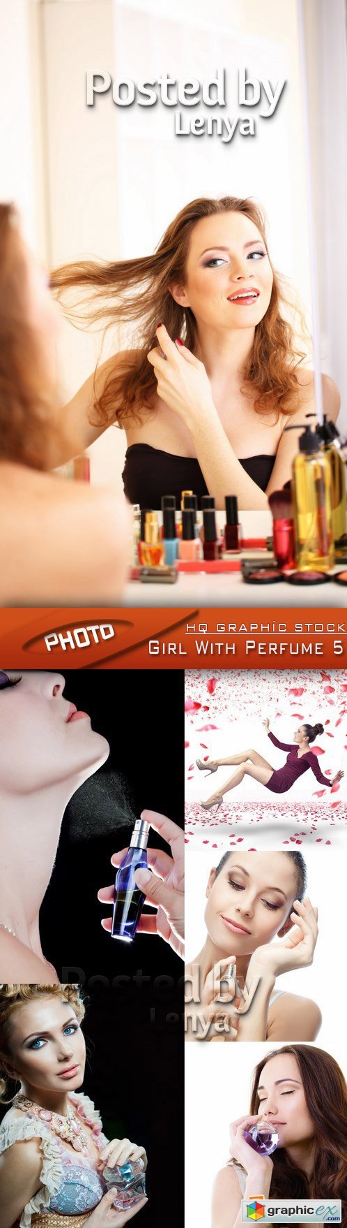 Stock Photo - Girl With Perfume 5
