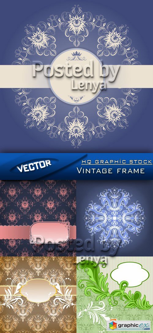 Stock Vector - Vintage frame
