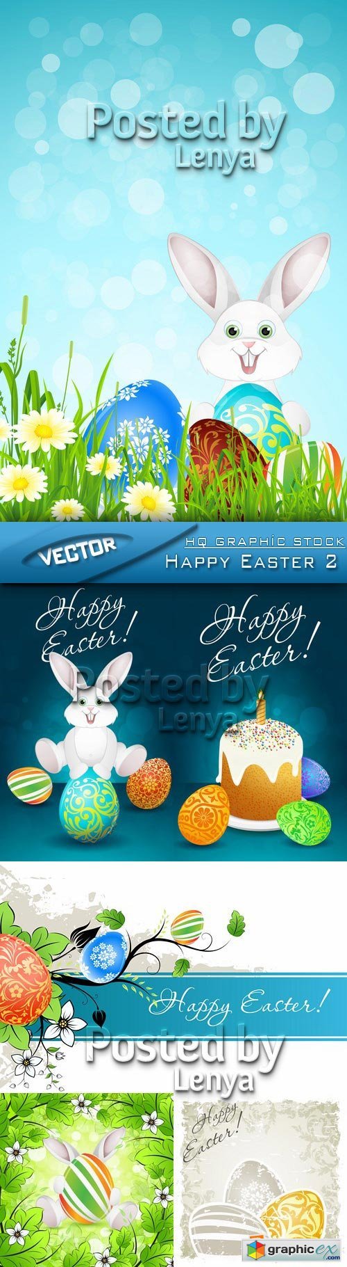Stock Vector - Happy Easter 2