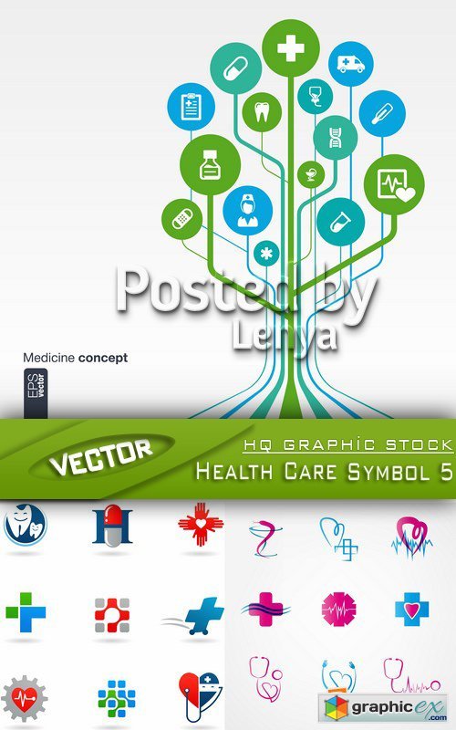 Stock Vector - Health Care Symbol 5