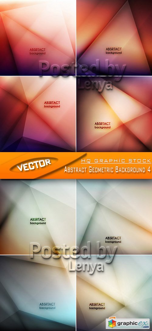 Stock Vector - Abstract Geometric Background 4