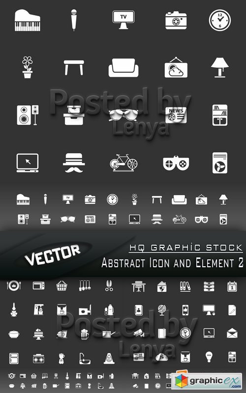 Stock Vector - Abstract Icon and Element 2