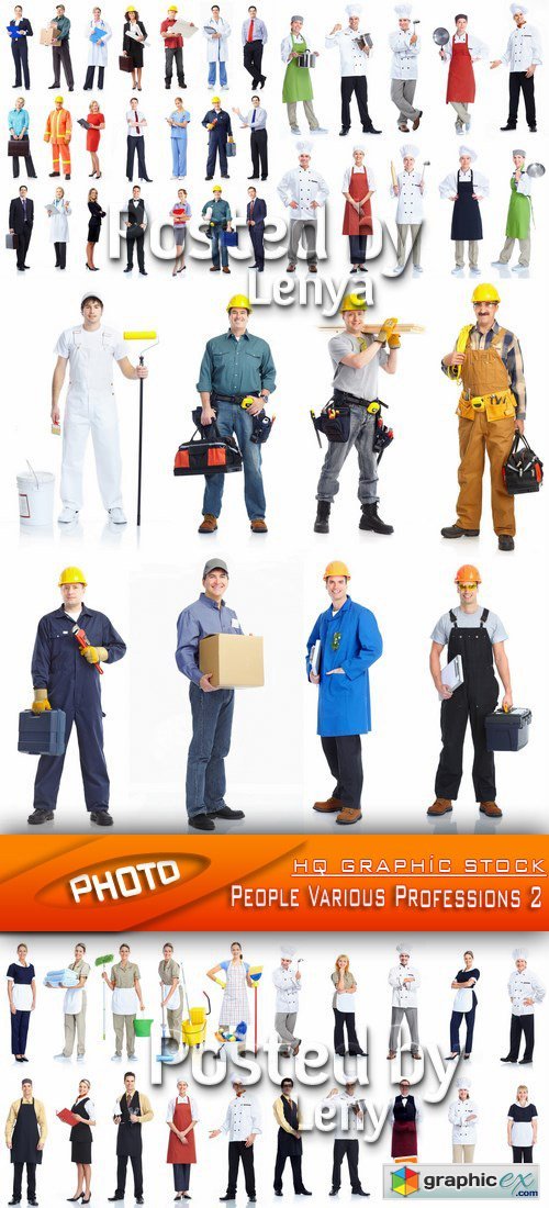 Stock Photo -  People Various Professions 2
