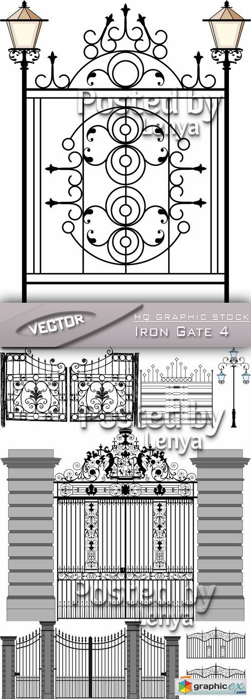 Stock Vector - Iron Gate 4