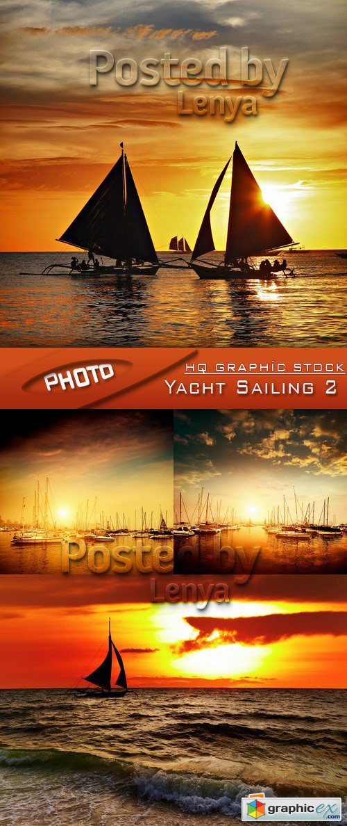 Stock Photo - Yacht Sailing 2