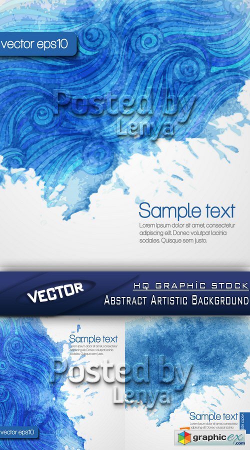 Stock Vector - Abstract Artistic Background