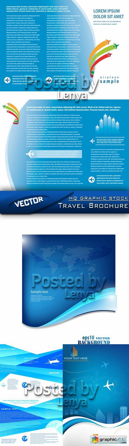 Stock Vector - Travel Brochure