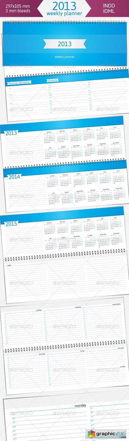2013 Weekly Planner
