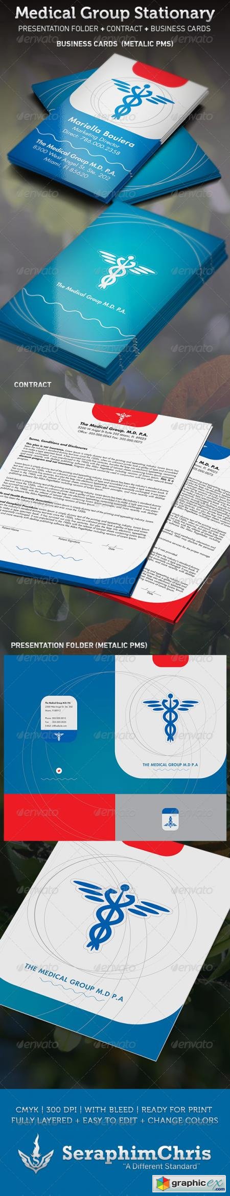 Medical Group Stationary Template
