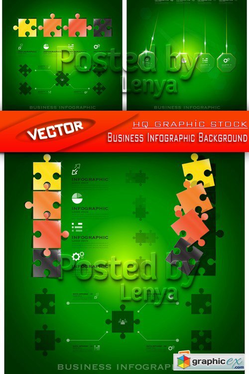Stock Vector - Business Infographic Background