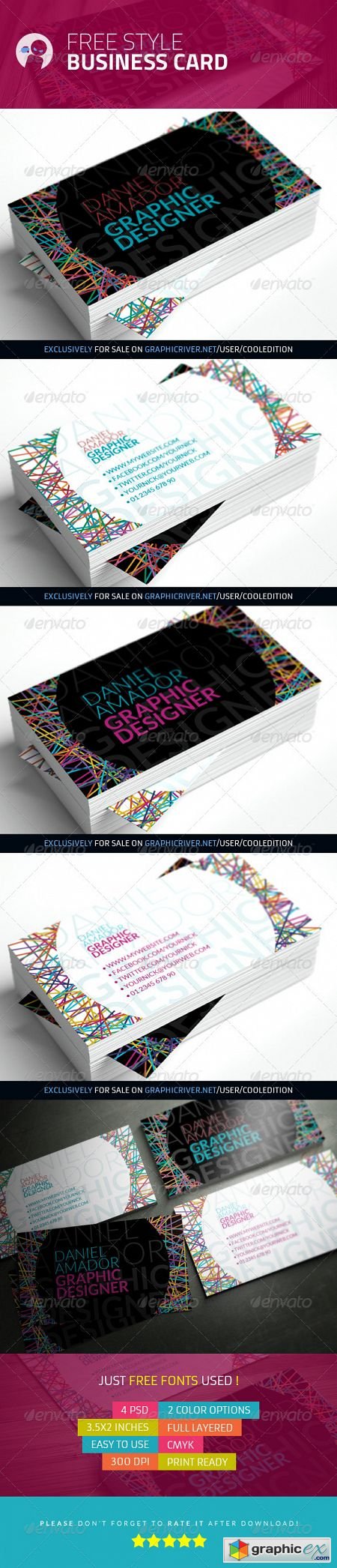 Free Style - Business Card 3575896