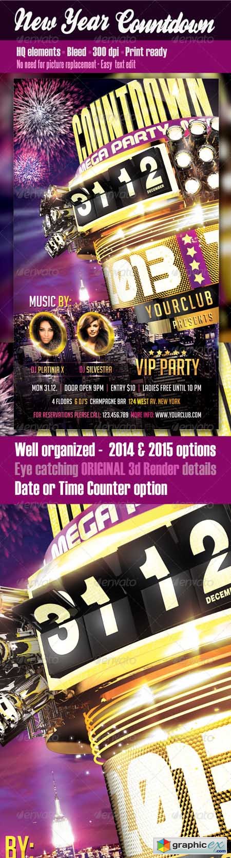 New Year Countdown Flyer 3567759