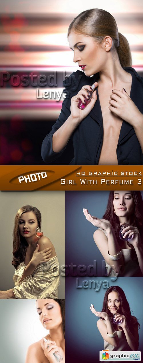 Stock Photo - Girl With Perfume 3