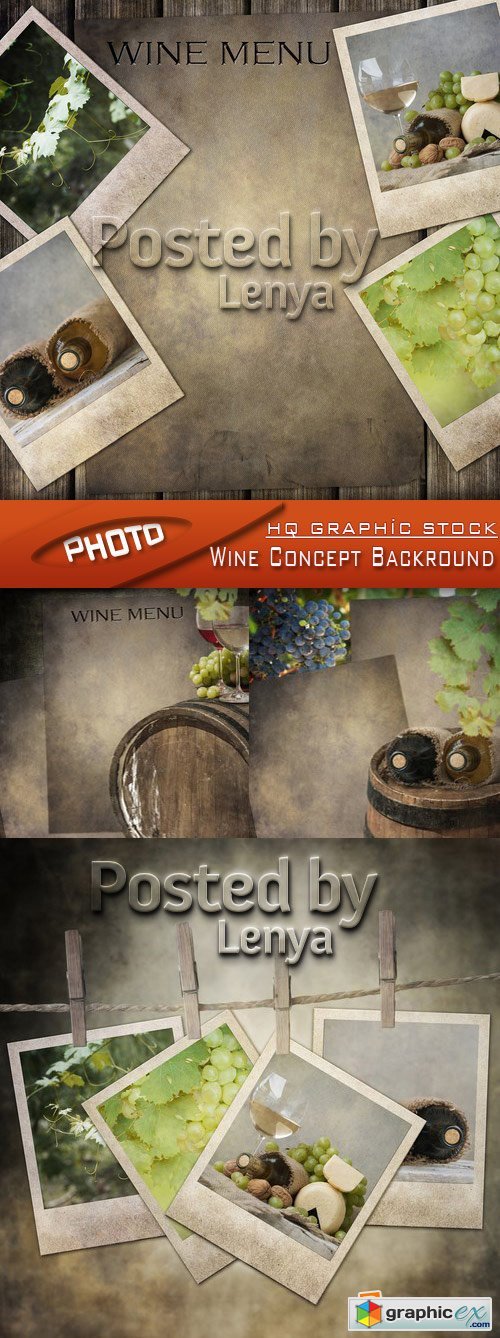 Stock Photo - Wine Concept Backround