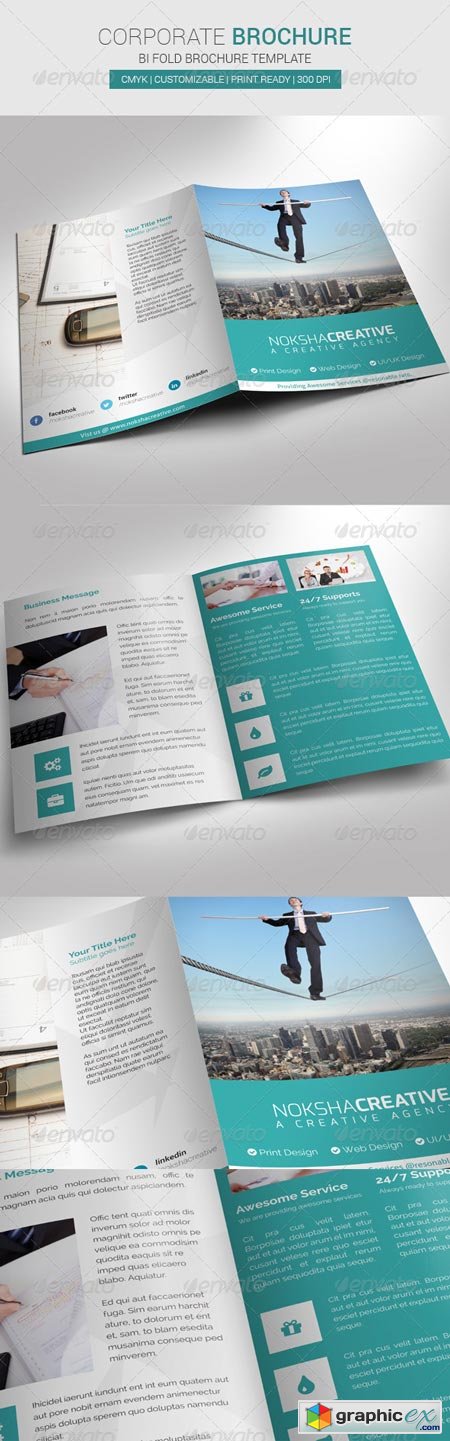 Corporate Bi Fold Brochure 6949428