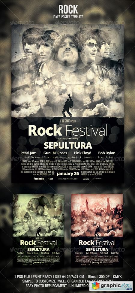 Rock Flyer / Poster 3