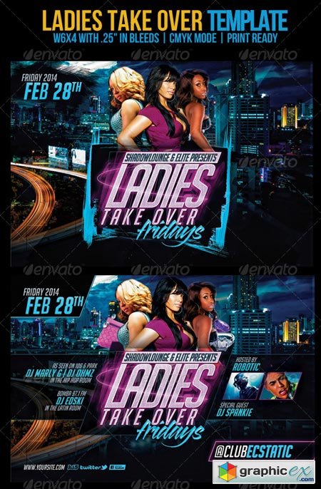 Ladies Take Over Flyer 6951885