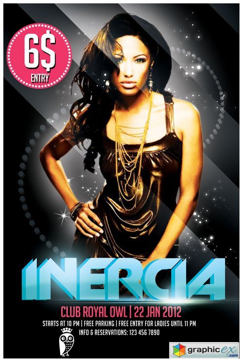 Inercia Flyer/Poster PSD Template