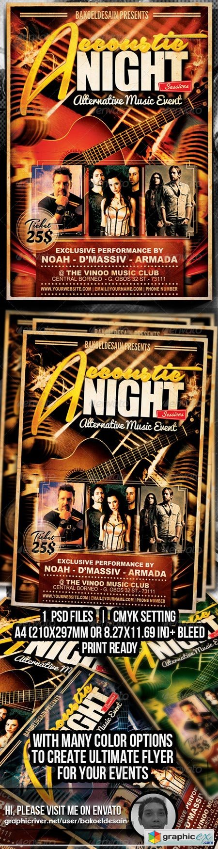 Accoustic Night Sessions Flyer 6241394