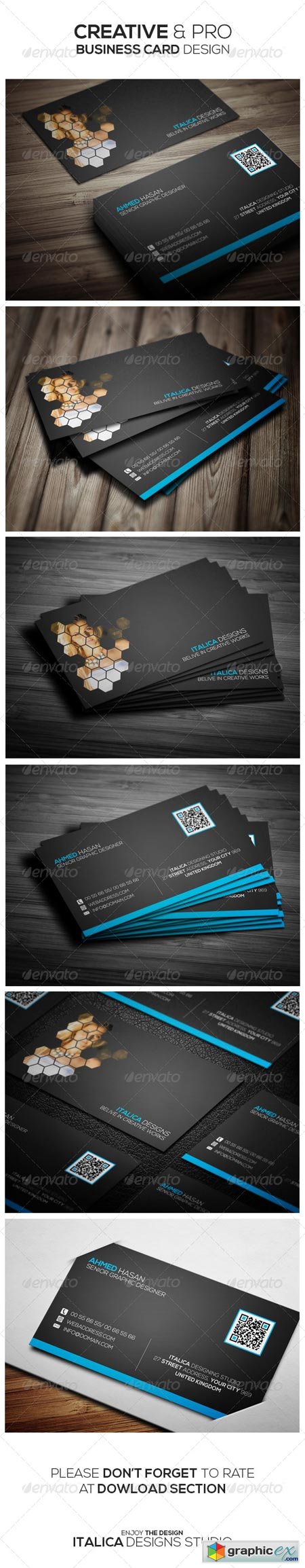 Creative & Pro Business Card Design 6666023
