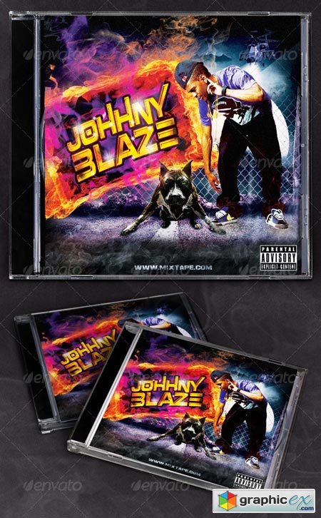 Hip Hop Blaze Mixtape CD Cover 6584172
