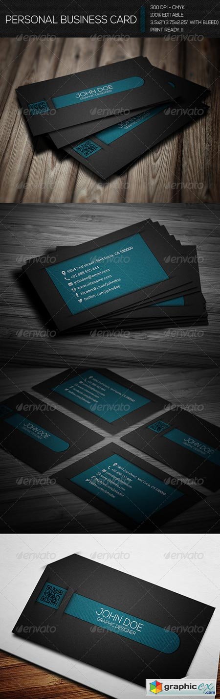 Creative Personal Business Card 6665934