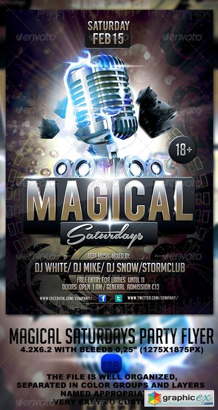 Magical Saturdays Party Flyer 6591895