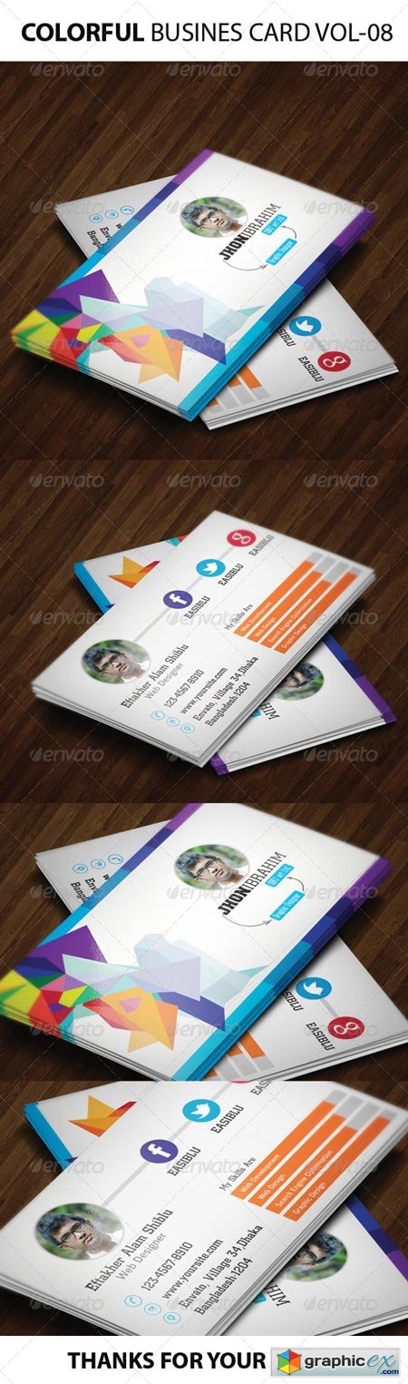 Colorful Business Card 6134118