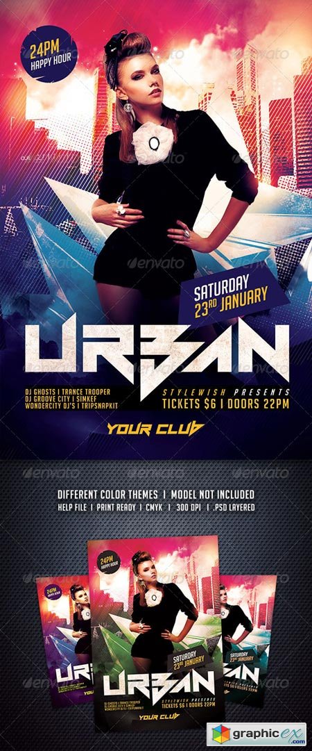Urban Party Flyer 6235768