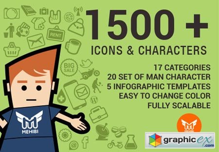 Icons Ninja Bundle Over 1500 Vector Icons + Bonus