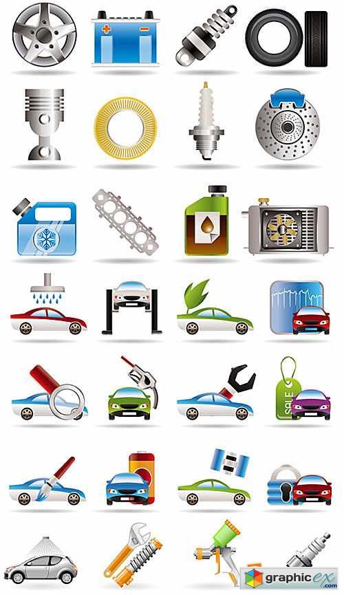 Car Services icons