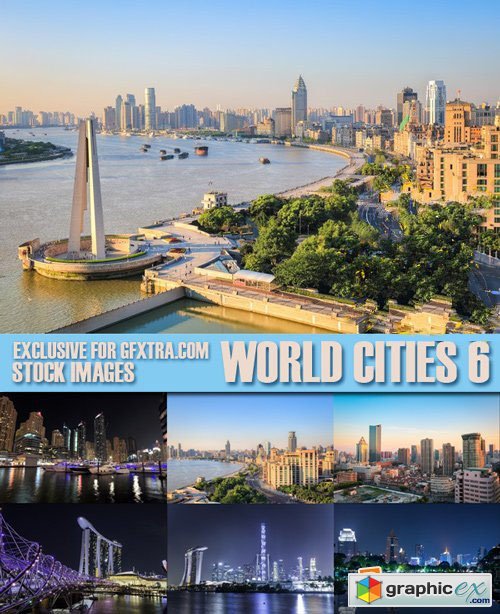 Stock Photos - World Cities 6 25 UHQ JPEG | Up to 5616x3744 Pixels | 429 Mb RAR