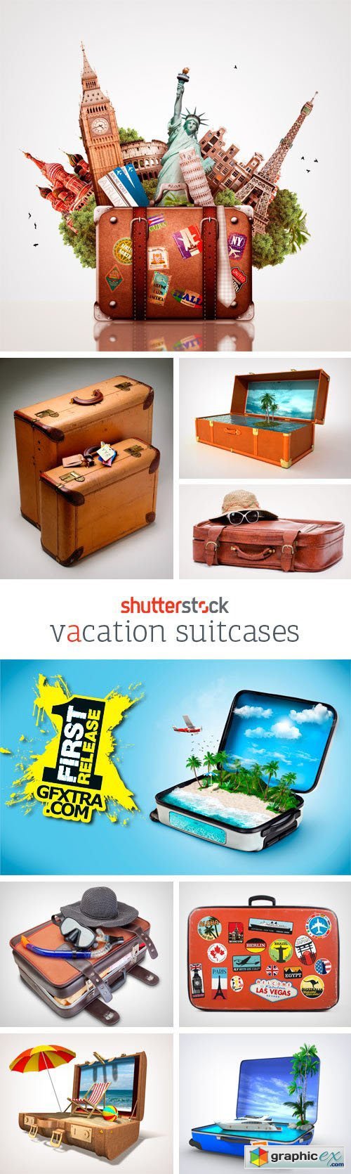Amazing SS - Vacation Suitcases, 25xJPGs