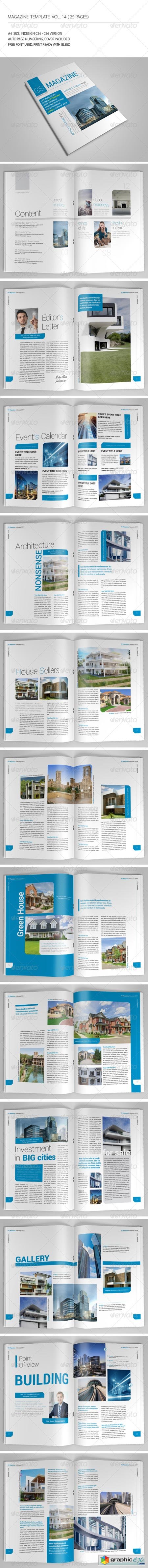 25 Pages Magazine Template Vol14 6963508