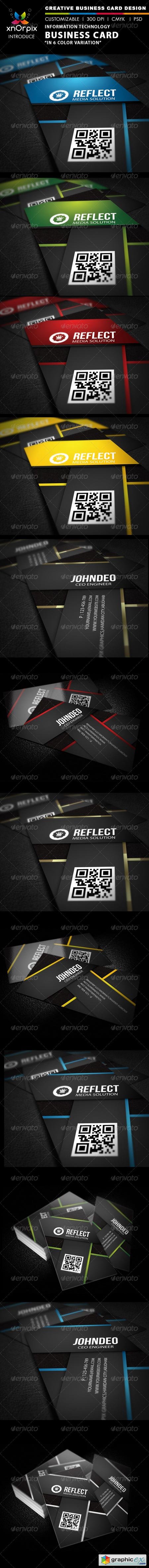 GraphicRiver Information Technology Business Card 2090280