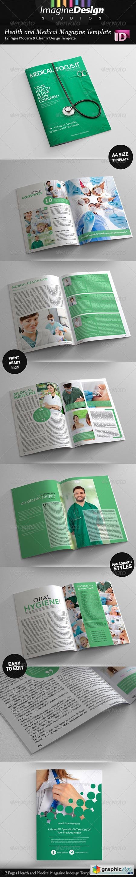 Health and Medical Magazine Template 5256597