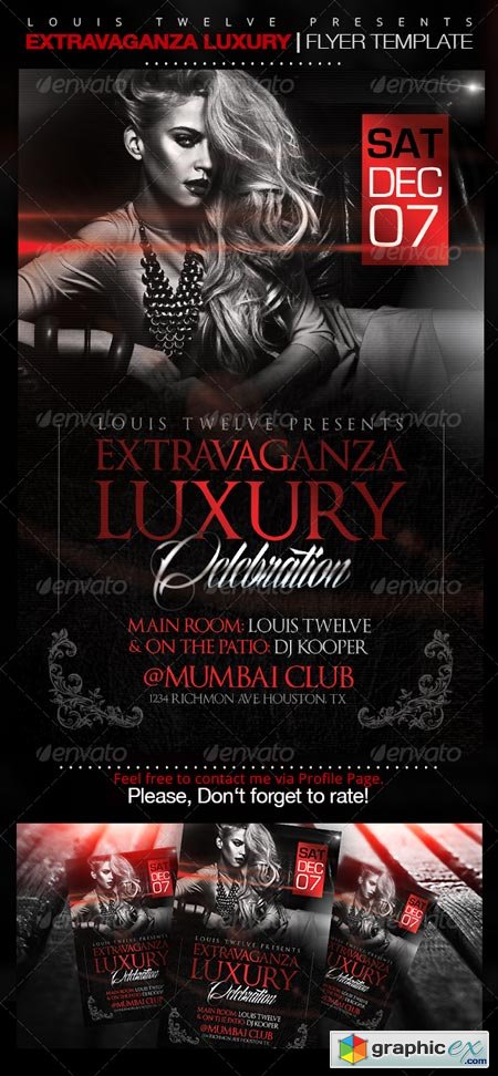 Extravaganza Luxury Party Flyer Template 7181671