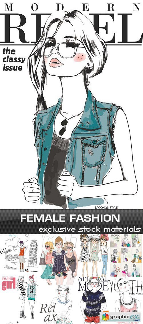 Female Fashion, 25xEPS