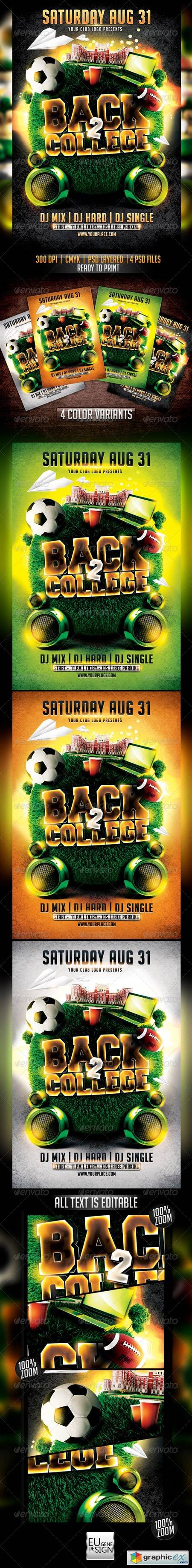 Back to College Flyer Template