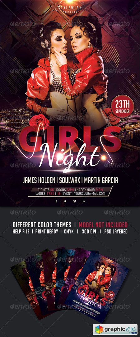 Girls Night Flyer 5412735