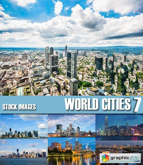 Stock Photos - World Cities 7, 25xJpg
