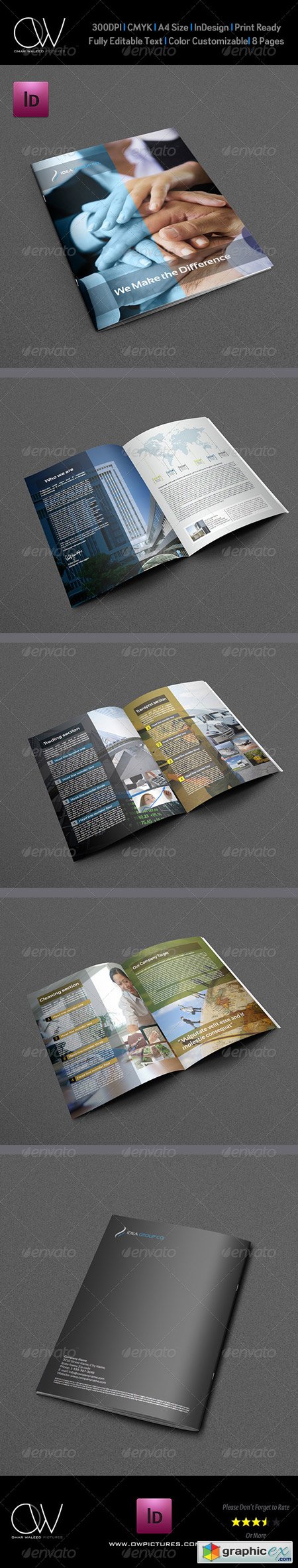 Company Brochure Template Vol.8 - 8 Pages