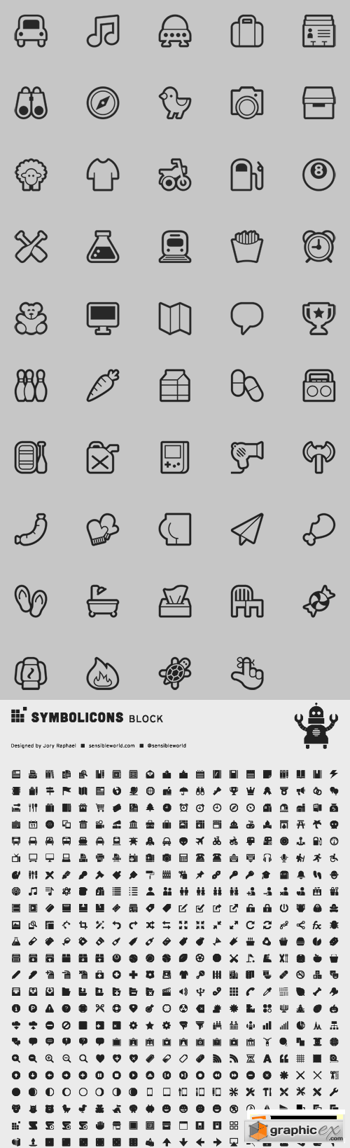 SymbolIcons - Super Megaicons 1000+ Icons