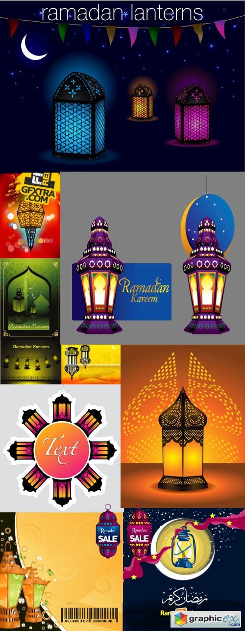 Ramadan Lanterns 25xEPS