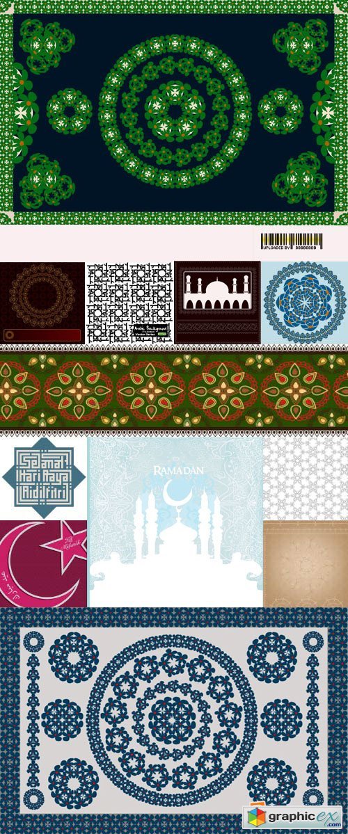 Ramadan Backgrounds 25xEPS